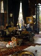 James Tissot Hide and Seek Spain oil painting artist